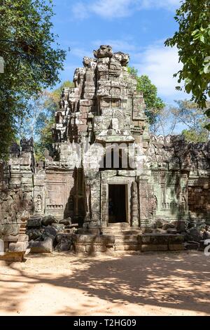 Ta Som, temple de la province de Siem Reap, Cambodge, Asie Banque D'Images