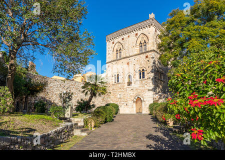 Les Ducs de Santo Stefano du Palace, Taormina, Sicile, Italie, Europe Banque D'Images