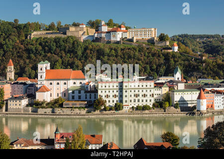 Vieille ville de Passau, Germany, Europe Banque D'Images