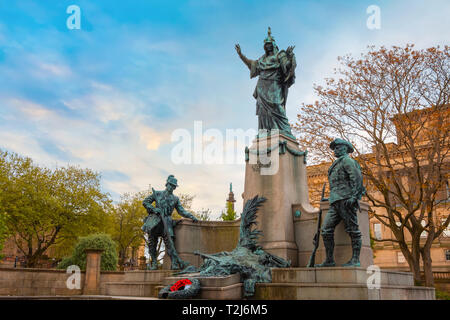 Liverpool, Royaume-Uni - 16 mai 2018:Memorial to the King's Liverpool érigée en 1905 et dédiée à un régiment d'infanterie de longue date qui ont perdu leur liv Banque D'Images