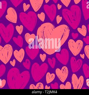 Coeurs, arrière-plan transparent. Amour hand drawn vector illustration Illustration de Vecteur
