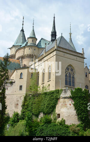 Château de Bojnice, Bojnický zámok, Bajmóci vár, Bojnice, Bajmóc, Région de Trenčín, République slovaque, Europe Banque D'Images