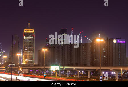 Dubaï, Émirats arabes unis ; World Trade Center Banque D'Images