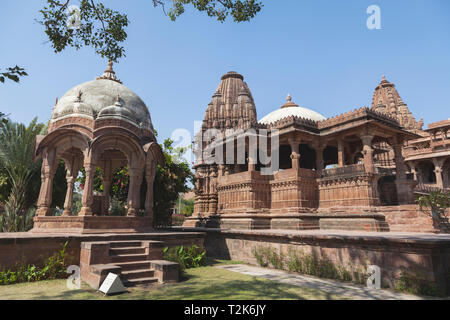 Jardins de Mandore Jodhpur, Rajasthan, Inde, Asie Banque D'Images