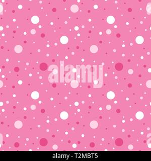 Fond rose à pois Spots - cercle historique. Les graphiques vectoriels. Illustration de Vecteur