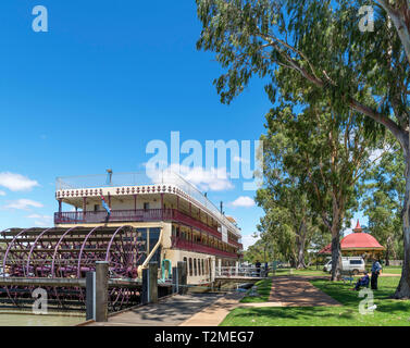 Murray River, en Australie. Le bateau à aubes Murray Princess amarré à La Bruyere sur la rivière Murray, en Australie du Sud, Australie Banque D'Images