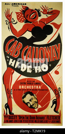 Cab Calloway - concert Vintage poster Banque D'Images