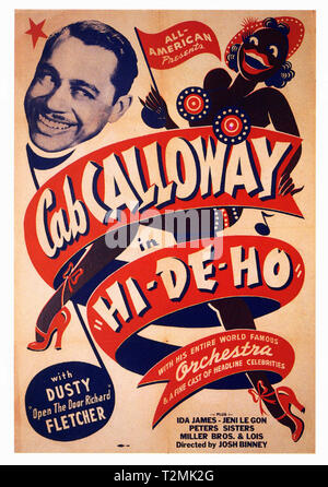 Cab Calloway - concert Vintage poster Banque D'Images