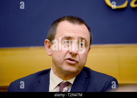 Rome, Italie. 06Th avr, 2019. Dans photo Ettore Rosato : Crédit Photo Agency indépendante/Alamy Live News Banque D'Images