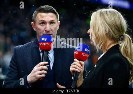 Londres, Royaume-Uni. 06Th avr, 2019. Ex Tottenham Hotspur Robbie Keane au cours de Premier League anglaise entre Tottenham Hotspur et Crystal Palace à Tottenham Hotspur Stadium, Londres, Royaume-Uni le 03 avril 2019 : Crédit photo Action Sport/Alamy Live News Banque D'Images