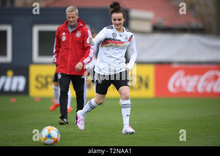 Harsewinkel, Deutschland. 06Th avr, 2019. Lina Magull (Allemagne). GES/football/formation des femmes allemandes dans l'équipe nationale de football Harsewinkel, 03.04.2019 Football/soccer : session de formation des femmes dans l'équipe nationale allemande Harsewinkel, le 3 avril 2019 dans le monde de l'utilisation | Credit : dpa/Alamy Live News Banque D'Images