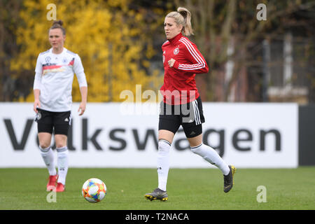 Harsewinkel, Deutschland. 06Th avr, 2019. Verena Schweers (Allemagne). GES/football/formation des femmes allemandes dans l'équipe nationale de football Harsewinkel, 03.04.2019 Football/soccer : session de formation des femmes dans l'équipe nationale allemande Harsewinkel, le 3 avril 2019 dans le monde de l'utilisation | Credit : dpa/Alamy Live News Banque D'Images
