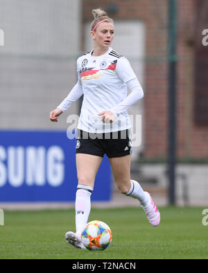 Harsewinkel, Deutschland. 06Th avr, 2019. Johanna Elsig (Allemagne). GES/football/formation des femmes allemandes dans l'équipe nationale de football Harsewinkel, 03.04.2019 Football/soccer : session de formation des femmes dans l'équipe nationale allemande Harsewinkel, le 3 avril 2019 dans le monde de l'utilisation | Credit : dpa/Alamy Live News Banque D'Images