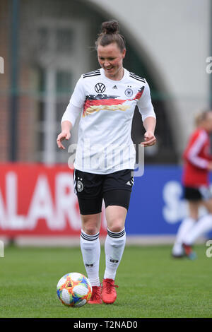 Marina Hegering (Allemagne). GES/football/formation des femmes allemandes dans l'équipe nationale de football Harsewinkel, 03.04.2019 Football/soccer : session de formation des femmes dans l'équipe nationale allemande Harsewinkel, le 3 avril, 2019 | dans le monde entier Banque D'Images