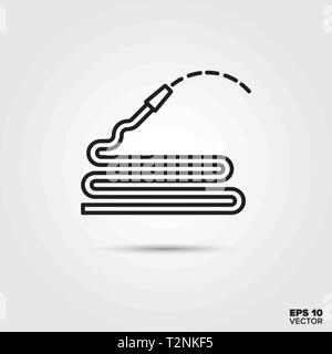 L'icône de la ligne d'arrosage. 10 Symbole vecteur EPS. Illustration de Vecteur