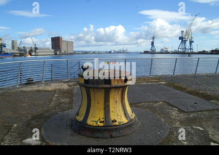 Titanic dry dock, Queens Road, Queen's Island, Belfast Banque D'Images