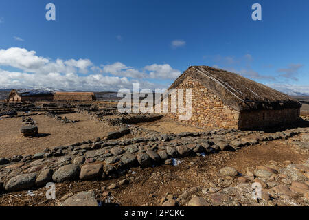 Numancia, ville antique roman à Soria, Espagne Banque D'Images