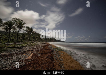 Côte de nuit, La Plaine, la Dominique, les Caraïbes Banque D'Images
