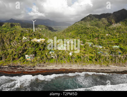 Rosalie Bay, sur la côte Est de la Dominique, des Caraïbes Banque D'Images