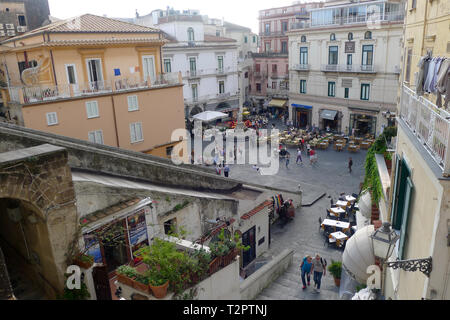 Centre-ville d'Amalfi sur la côte italienne d'Amalfi Banque D'Images