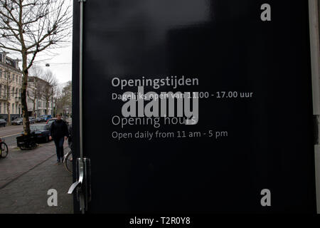 Musée de l'Holocauste au calendrier Amsterdam The Netherlands 2019 Banque D'Images