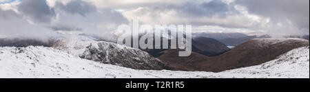 Meall et Lighiche Bheithir Beinn a' de Sgurr na h-Ulaidh, Ecosse Banque D'Images