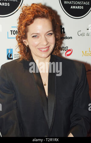 Assister à la 19e Congrès annuel des célébrités WhatsOnStage Awards au Prince of Wales Theatre sur Coventry Street à Londres avec : Katherine où Parkinson : London, Royaume-Uni Quand : 03 mars 2019 Crédit : Paul Taylor/WENN.com Banque D'Images