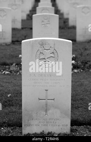 Cimetière de guerre du Commonwealth Oosterbeek Arnhem Hollande Pays-bas 1 Banque D'Images