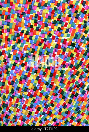 Résumé fond avec des taches multicolores. Jeunesse élégant arrière-plan lumineux avec le marqueur s'imprime. Arrière-plan de pulsation rythmique adapté pour une des affiches Banque D'Images