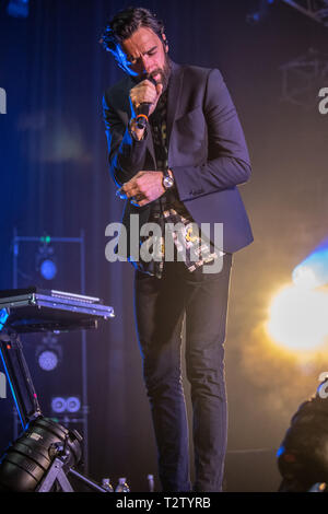 Padoue, Italie. Le 04 Avr, 2019. EX : Concert de musique OTAGO PENDANT QUE FAITES-VOUS CE SOIR ? TOUR 2019 à Padoue le 04 avril 2019 : Crédit Photo Agency indépendante/Alamy Live News Banque D'Images