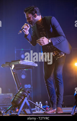 Padoue, Italie. Le 04 Avr, 2019. EX : Concert de musique OTAGO PENDANT QUE FAITES-VOUS CE SOIR ? TOUR 2019 à Padoue le 04 avril 2019 : Crédit Photo Agency indépendante/Alamy Live News Banque D'Images