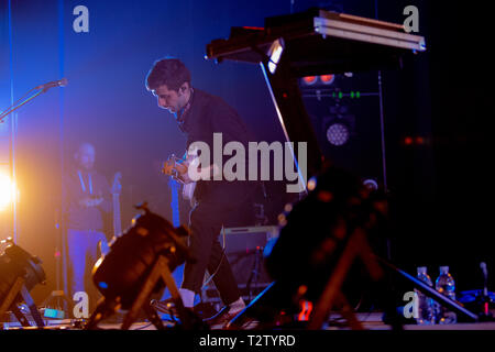 Padoue, Italie. Le 04 Avr, 2019. EX : Concert de musique OTAGO PENDANT QUE FAITES-VOUS CE SOIR ? TOUR 2019 à Padoue le 04 avril 2019 : Crédit Photo Agency indépendante/Alamy Live News Banque D'Images