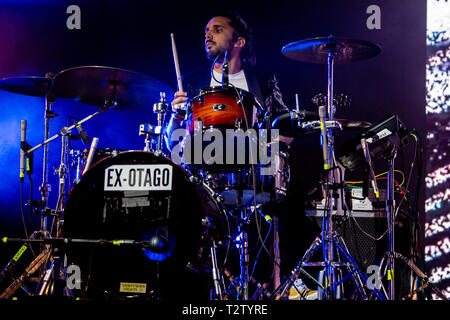 Padoue, Italie. Le 04 Avr, 2019. EX : Concert de musique OTAGO PENDANT QUE FAITES-VOUS CE SOIR ? TOUR 2019 à Padoue le 04 avril 2019 : Crédit Photo Agency indépendante/Alamy Live News Banque D'Images