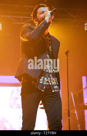 Padoue, Italie. Le 04 Avr, 2019. EX : Concert de musique OTAGO PENDANT QUE FAITES-VOUS CE SOIR ? TOUR 2019 à Padoue le 04 avril 2019 : Crédit Photo Agency indépendante/Alamy Live News Banque D'Images