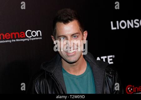 Las Vegas, NV, USA. 4ème apr 2019. Jeremy Camp aux arrivées de Lionsgate CinemaCon Présentation, le Colisée de Caesars Palace, Las Vegas, NV, le 4 avril 2019. Credit : JA/Everett Collection/Alamy Live News Banque D'Images