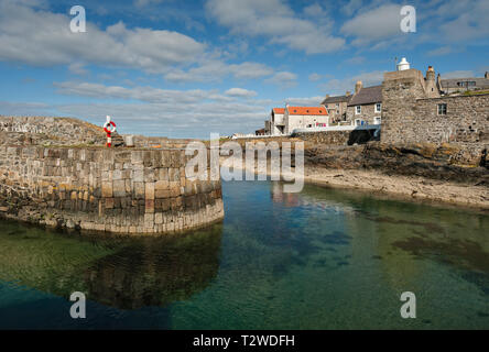 Portsoy Harbour sur la côte nord-est de l'Aberdeenshire en Écosse Banque D'Images