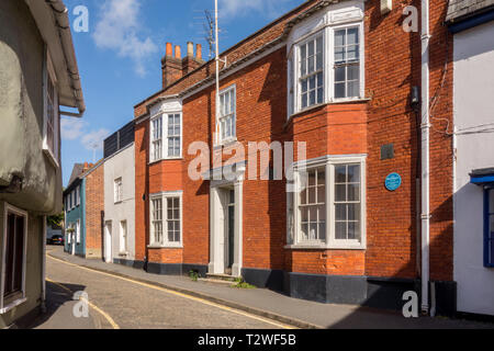 Lieu de naissance de Henry Winstanley, Saffron Walden, marché de la ville historique de Uttlesford, Essex, UK Banque D'Images