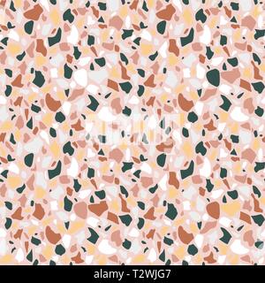 Illustration du modèle uniforme de terrazzo. Schéma de surface. Illustration de Vecteur