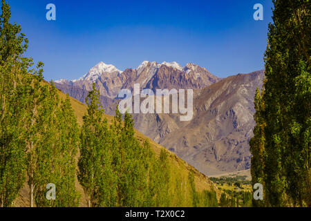 Pamir Highway incroyable au Tadjikistan, en Asie centrale Banque D'Images