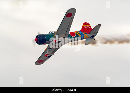 Avion de la Tora Tora Tora WWII Pearl Harbor re-enactment Banque D'Images