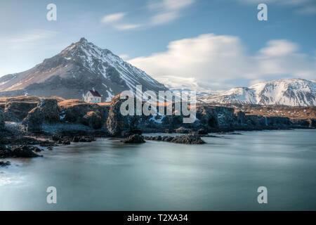 Arnarstapi, Snaefellsnes, Islande, Europe Banque D'Images