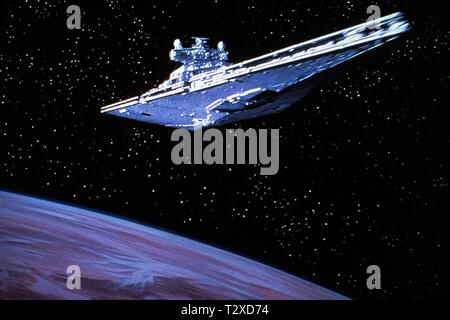 STAR DESTROYER, Star Wars : Episode IV - UN NOUVEL ESPOIR, 1977 Banque D'Images