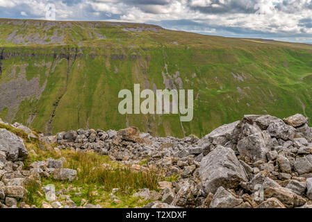 Pennine du paysage à la tasse haute Nick en Cumbria, Angleterre, Royaume-Uni Banque D'Images