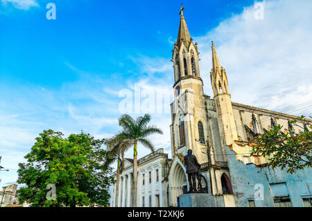 Iglesia del Sagrado Corazon de Jesus ou l'église du Sacré-Cœur de Jésus, ancienne cathédrale de la ville de Camaguey, Cuba Banque D'Images