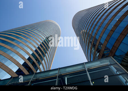 Le World Trade Center est le plus haut bâtiment terminé à Colombo au Sri Lanka Banque D'Images