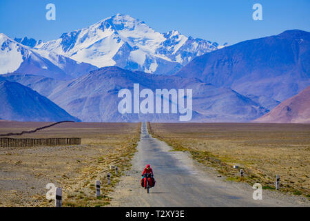 Pamir Highway incroyable au Tadjikistan, en Asie centrale Banque D'Images