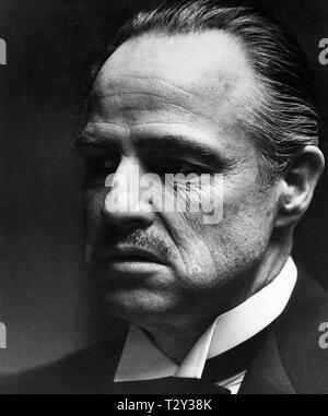 MARLON BRANDO, le parrain, 1972 Banque D'Images