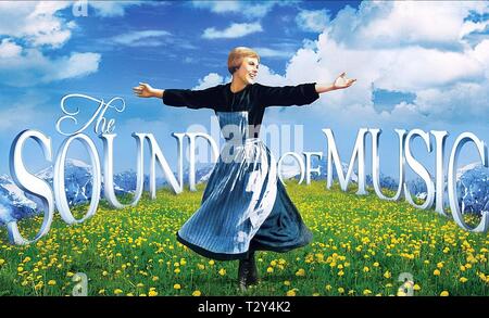 JULIE ANDREWS, l'AFFICHE DE THE SOUND OF MUSIC, 1965 Banque D'Images