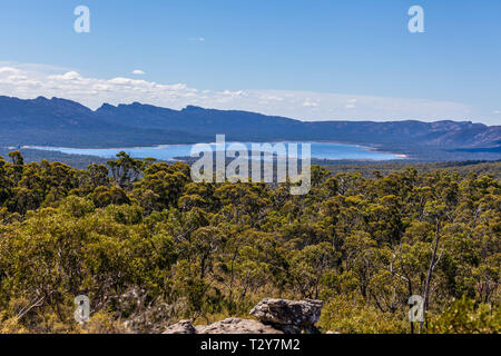 Le lac de Wartook Rees Lookout dans le Parc National des Grampians, Victoria, Australie Banque D'Images