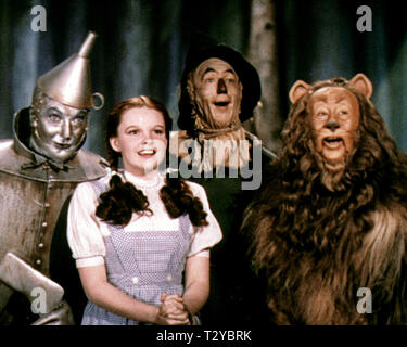 THE Wizard of Oz, JACK HALEY, Judy Garland, Ray Bolger, Bert Lahr , 1939 Banque D'Images